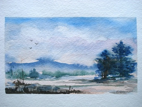 Watercolor on Paper - 